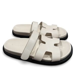 Billini Theo Alabaster Slide Sandals Women’s Size 8